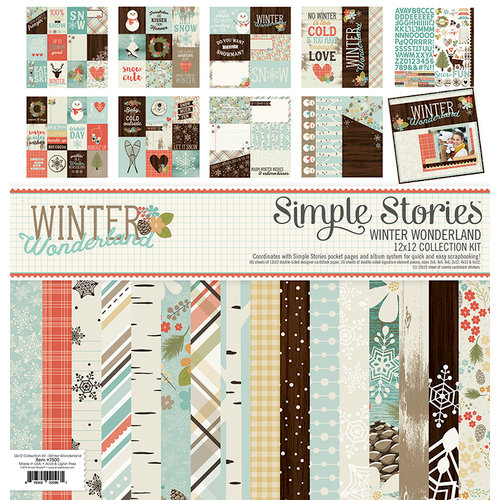 Simple Stories - Winter Wonderland Collection - 12 x 12 Collection Kit
