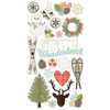 Simple Stories - Winter Wonderland Collection - Chipboard Stickers