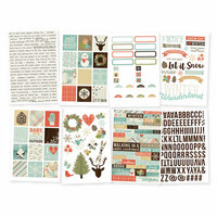 Simple Stories - Winter Wonderland Collection - Cardstock Stickers