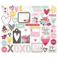 Simple Stories - Love and Adore Collection - Bits and Pieces