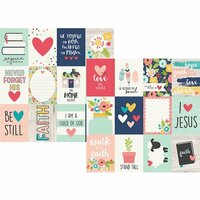 Simple Stories - Faith Collection - 12 x 12 Double Sided Paper - 3 x 4 Journaling Card Elements