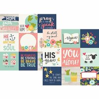 Simple Stories - Faith Collection - 12 x 12 Double Sided Paper - 4 x 4 Elements