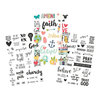 Simple Stories - Faith Collection - Clear Stickers