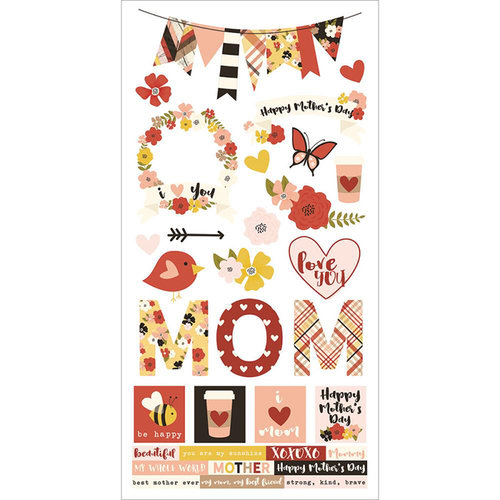 Simple Stories - Mom Collection - Cardstock Stickers