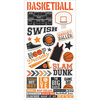 Simple Stories - Basketball Collection - Cardstock Stickers
