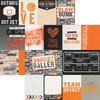 Simple Stories - Basketball Collection - 12 x 12 Double Sided Paper - 3 x 4 and 4 x 6 Journaling Card Elements