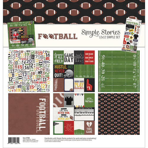 Simple Stories - Football Collection - 12 x 12 Collection Kit