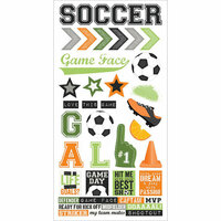 Simple Stories - Soccer Collection - Cardstock Stickers