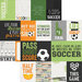Simple Stories - Soccer Collection - 12 x 12 Double Sided Paper - 3 x 4 and 4 x 6 Journaling Card Elements