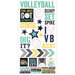 Simple Stories - Volleyball Collection - Cardstock Stickers