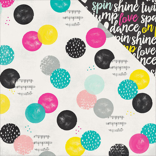 Simple Stories - Dance Collection - 12 x 12 Double Sided Paper - Feel the Beat