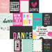 Simple Stories - Dance Collection - 12 x 12 Double Sided Paper - 3 x 4 and 4 x 6 Journaling Card Elements