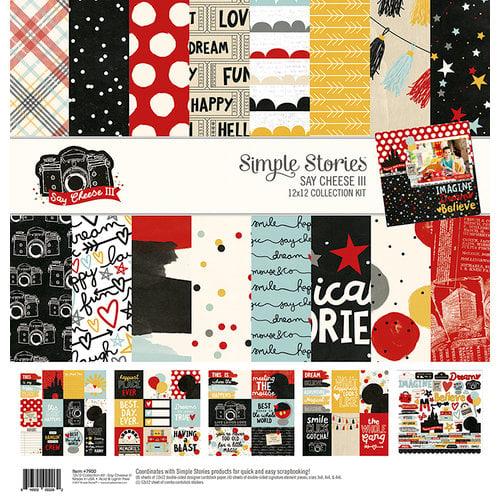 Simple Stories - Say Cheese III Collection - 12 x 12 Collection Kit