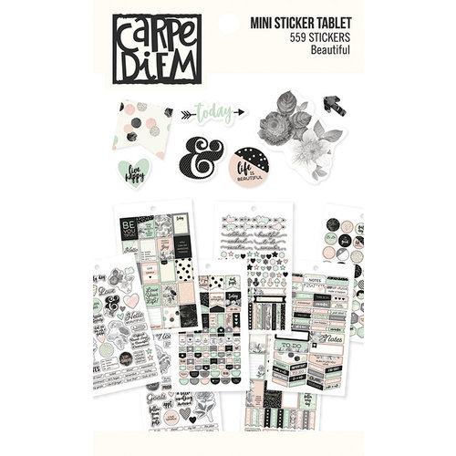 Carpe Diem - Beautiful Collection - Mini Sticker Tablet