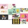 Simple Stories - Emoji Love Collection - 12 x 12 Double Sided Paper - 4 x 6 Horizontal Elements
