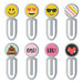 Simple Stories - Carpe Diem - Emoji Love Collection - Epoxy Metal Clips