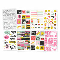 Simple Stories - Emoji Love Collection - Cardstock Stickers