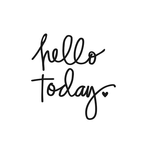 Simple Stories - Carpe Diem - Black Planner Decal - Hello Today