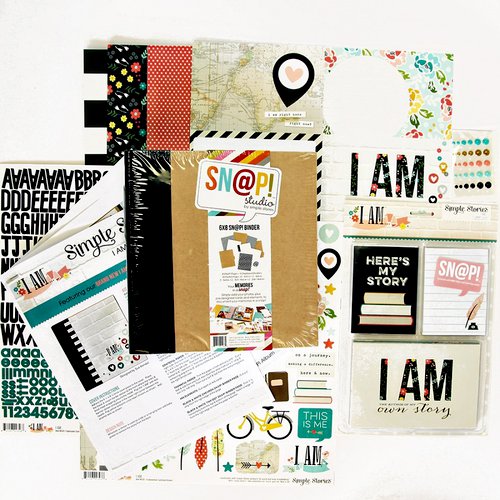 Simple Stories - I AM Collection - SNAP Binder Class Kit