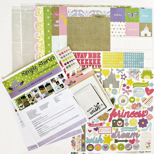 Simple Stories - Enchanted Collection - 12 x 12 Layout Class Kit