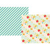 Simple Stories - Summer Days Collection - 12 x 12 Double Sided Paper - Sunny Days