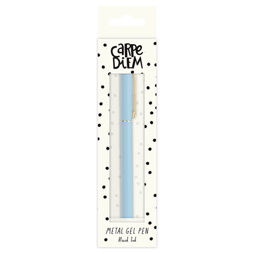 Carpe Diem - Metal Gel Pen - Sky Blue