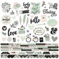 Simple Stories - Beautiful Collection - 12 x 12 Cardstock Stickers - Combo