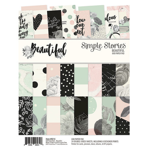 Simple Stories - Beautiful Collection - 6 x 8 Paper Pad