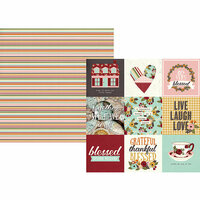 Simple Stories - Vintage Blessings Collection - 12 x 12 Double Sided Paper - 4 x 4 Elements