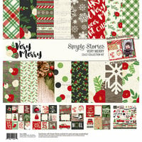 Simple Stories - Very Merry Collection - Christmas - 12 x 12 Collection Kit