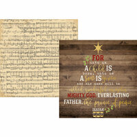 Simple Stories - O Holy Night Collection - Christmas - Simple Sets - 12 x 12 Double Sided Paper - One with Foil Accents