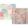 Simple Stories - Romance Collection - 12 x 12 Double Sided Paper - Hello Love