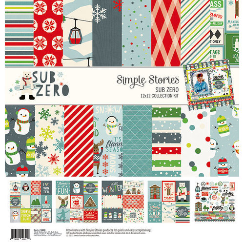 Simple Stories - Sub Zero Collection - 12 x 12 Collection Kit