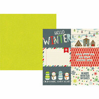 Simple Stories - Sub Zero Collection - 12 x 12 Double Sided Paper - 4 x 6 Horizontal Elements