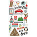 Simple Stories - Sub Zero Collection - Chipboard Stickers