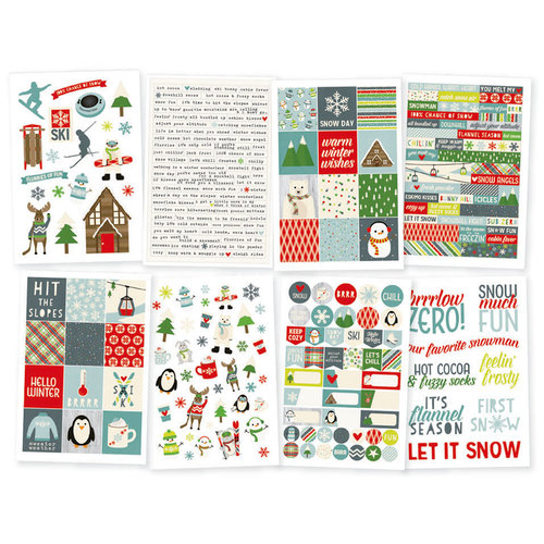 Simple Stories - Sub Zero Collection - Cardstock Stickers