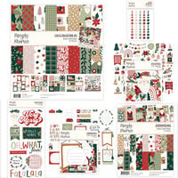 Simple Stories - Boho Christmas Collection - Scrapbook Layout Kit