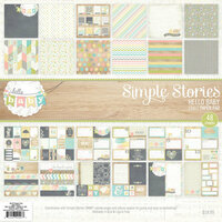 Simple Stories - Hello Baby Collection - 12 x 12 Paper Pad