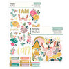 Simple Stories - I Am Collection - Bits and Pieces Ephemera and Chipboard Stickers with Foil Accents Bundle
