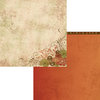 Moxxie - Autumn Glory Collection - 12 x 12 Double Sided Paper - Fanciful Flowers