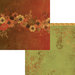 Moxxie - Autumn Glory Collection - 12 x 12 Double Sided Paper - Bountiful Bouquet
