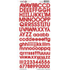 Moxxie - Cardstock Stickers - Alphabet - Red