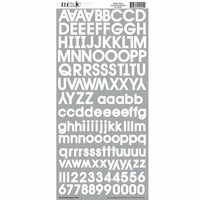 Moxxie - Cardstock Stickers - Alphabet - White