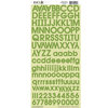 Moxxie - Cardstock Stickers - Alphabet - Green