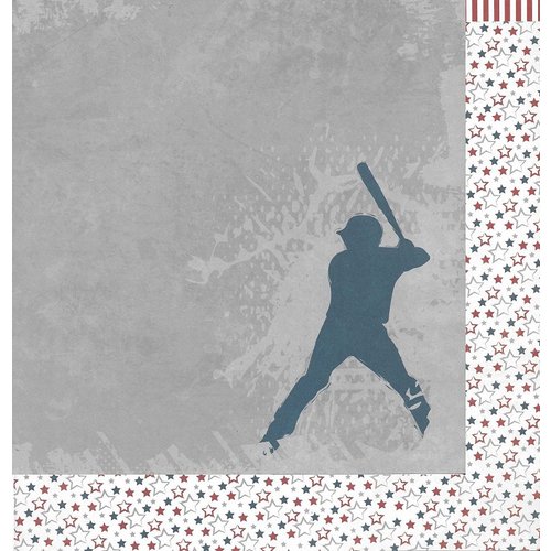 Moxxie - All Star Baseball Collection - 12 x 12 Double Sided Paper - Home Run