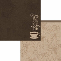 Moxxie - Coffee Addict Collection - 12 x 12 Double Sided Paper - Java