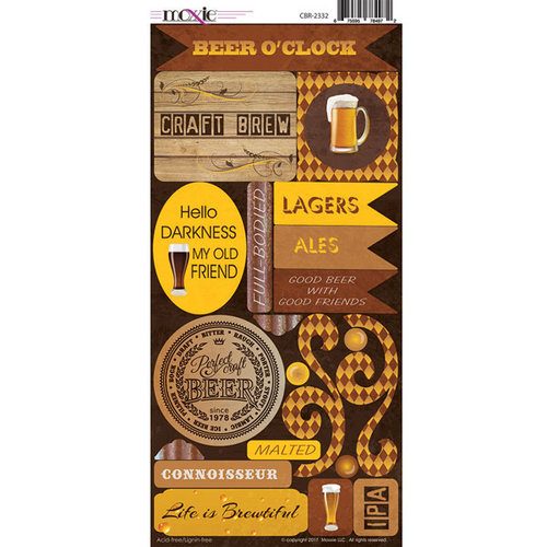 Moxxie - Craft Brew Collection - Cardstock Stickers
