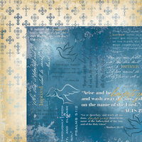 Faith Collection - 12 x 12 Double Sided Paper - Baptism by Moxxie