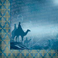 Moxxie - Faith Collection - 12 x 12 Double Sided Paper - Wise Men