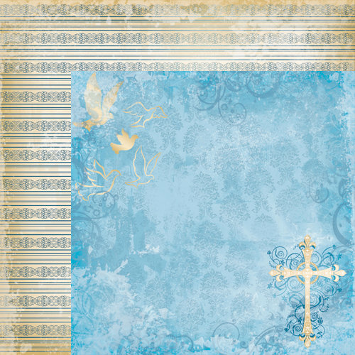 Moxxie - Faith Collection - 12 x 12 Double Sided Paper - Savior